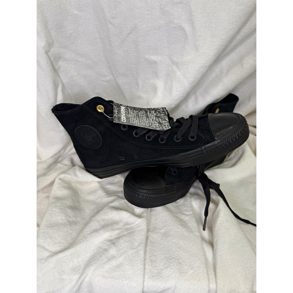 Converse CTAS pro black suede Hi with Lunarlon